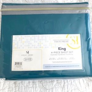 Sweet Home Collection Bed Sheet Set-Extra Deep Pocket - King Size